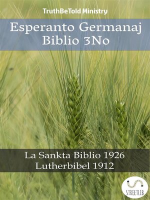 cover image of Esperanto Germanaj Biblio 3No